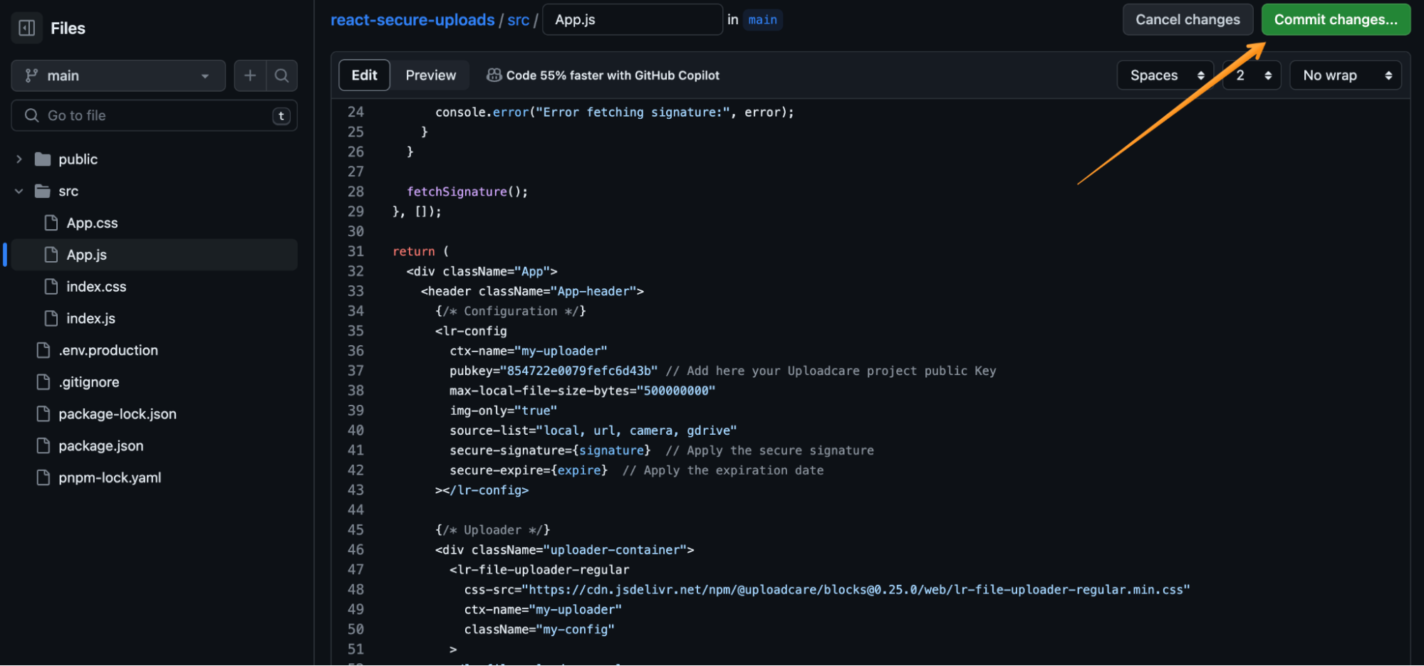Committing the changes to the uploader repo