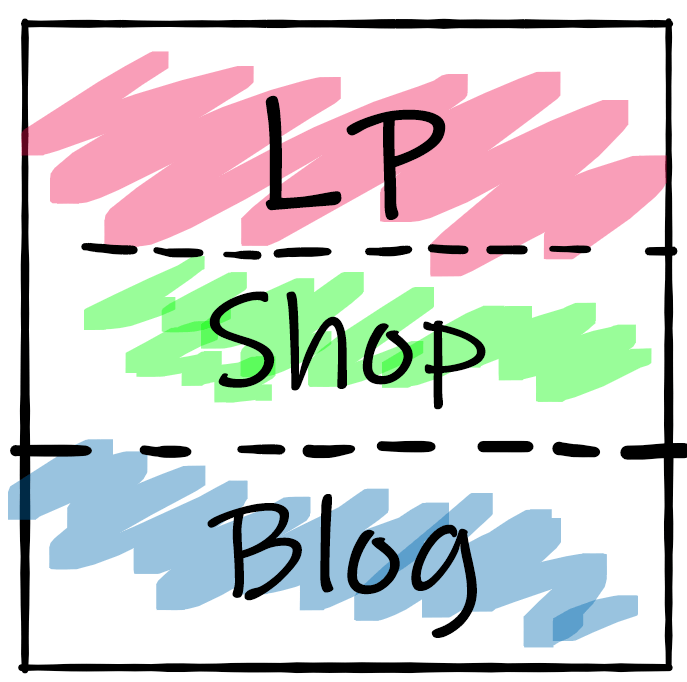 Clearly separated three parts of the app