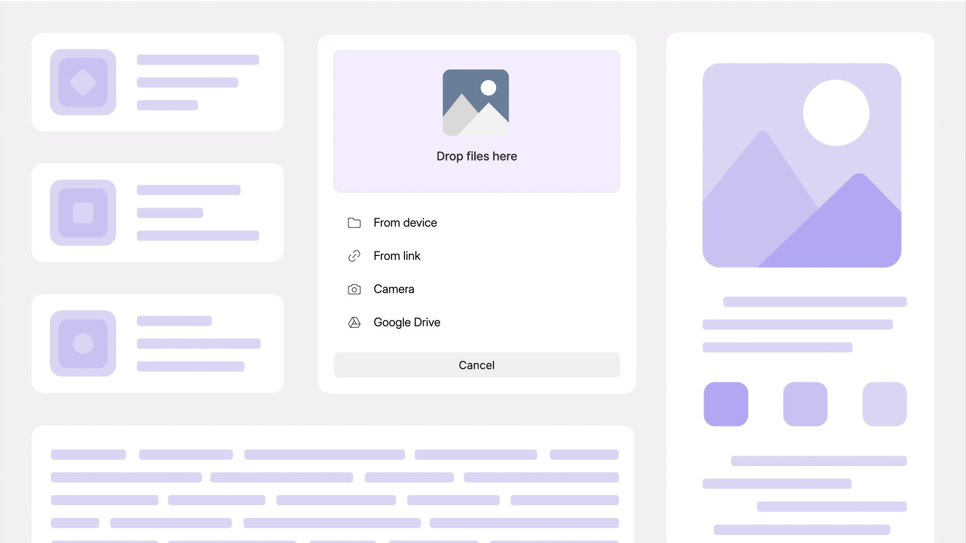 A user-friendly file uploader 